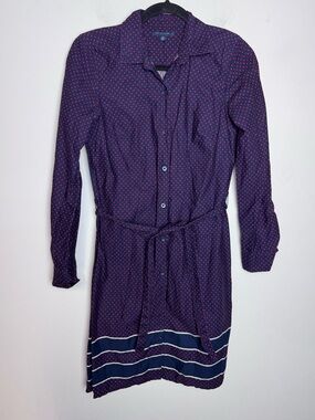 Tommy Hilfiger Navy red Polka dot shirt dress